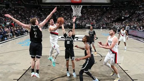 开拓者七人得分上双客场大胜篮网 克林根贡献两双杨瀚森未进名单