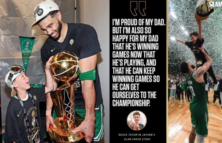 塔图姆之子Deuce亲笔信披露父亲跟腱术后康复细节