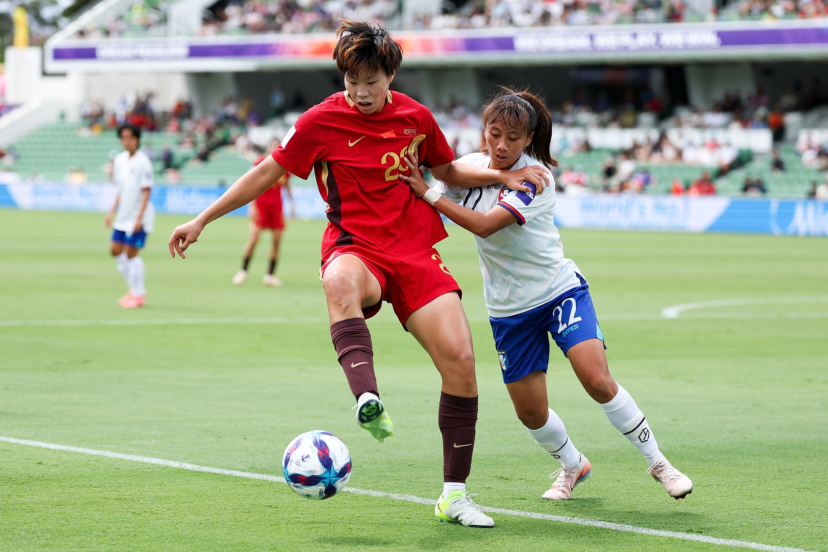 亚足联公布女足亚洲杯淘汰赛最佳进球候选 邵子钦破门入围