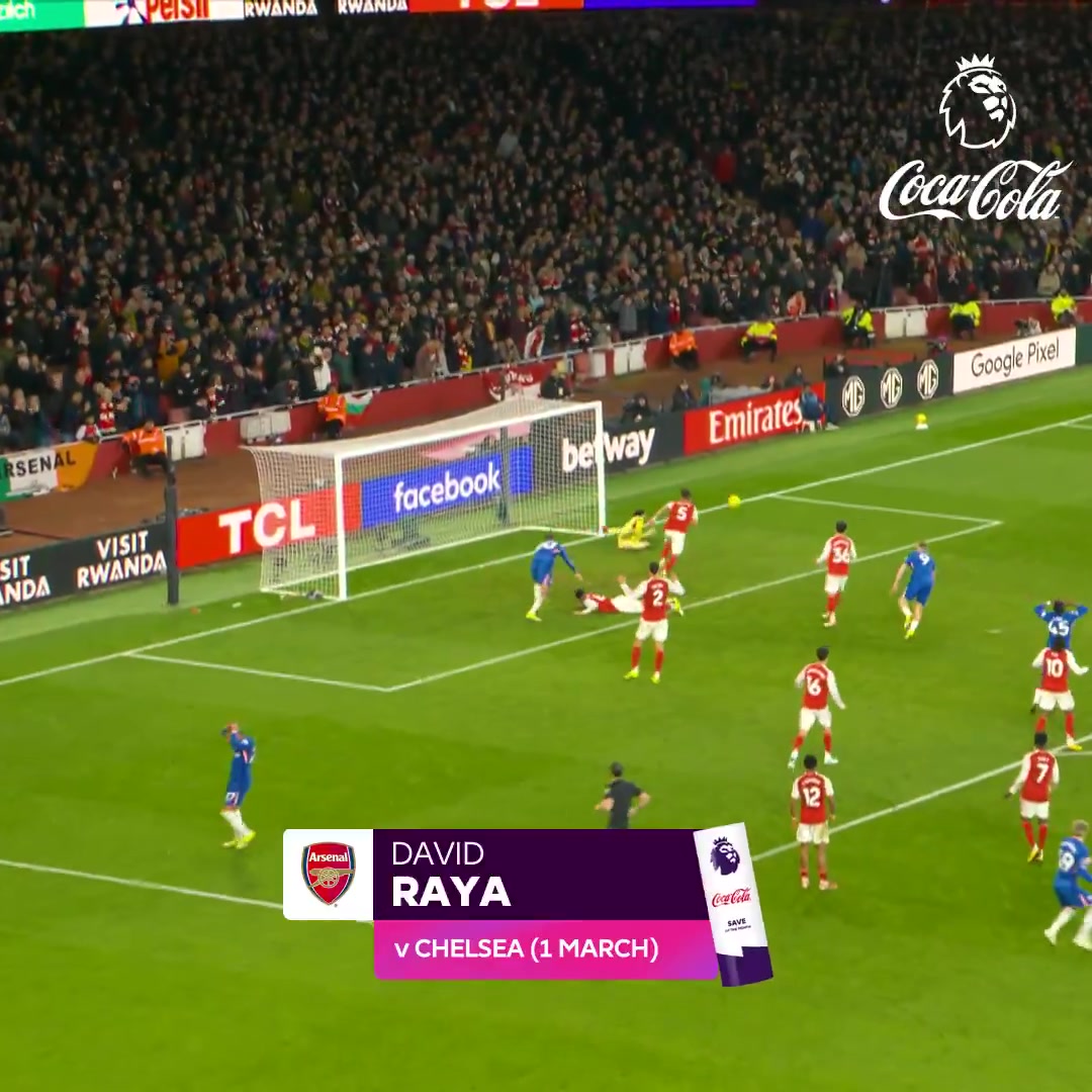 英超三月最佳扑救候选出炉 拉亚皮克福德领衔