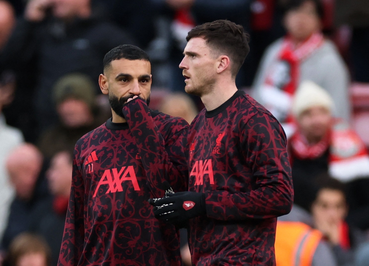 罗伯逊定义萨拉赫利物浦传奇地位 坦言国家队赛事维系赛季状态