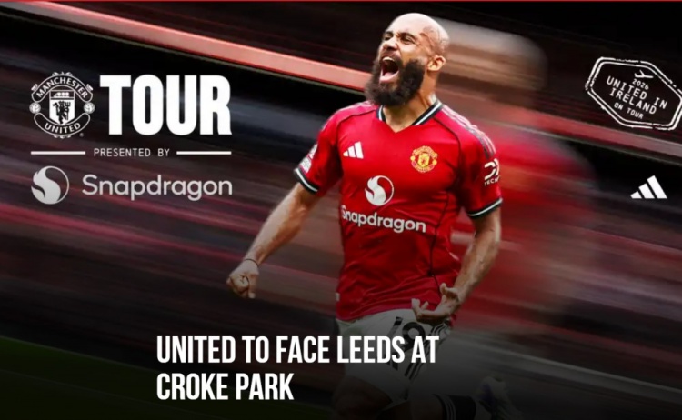 曼联官宣季前赛对阵利兹联 8月12日都柏林上演玫瑰德比