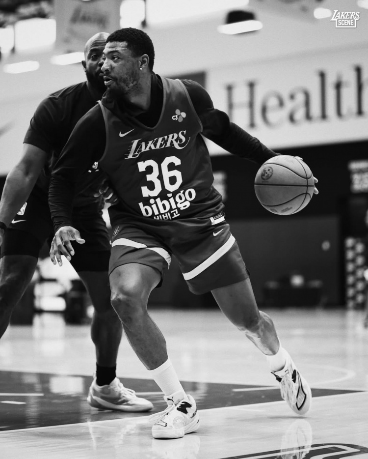 湖人备战首轮G1 詹姆斯训练状态引关注