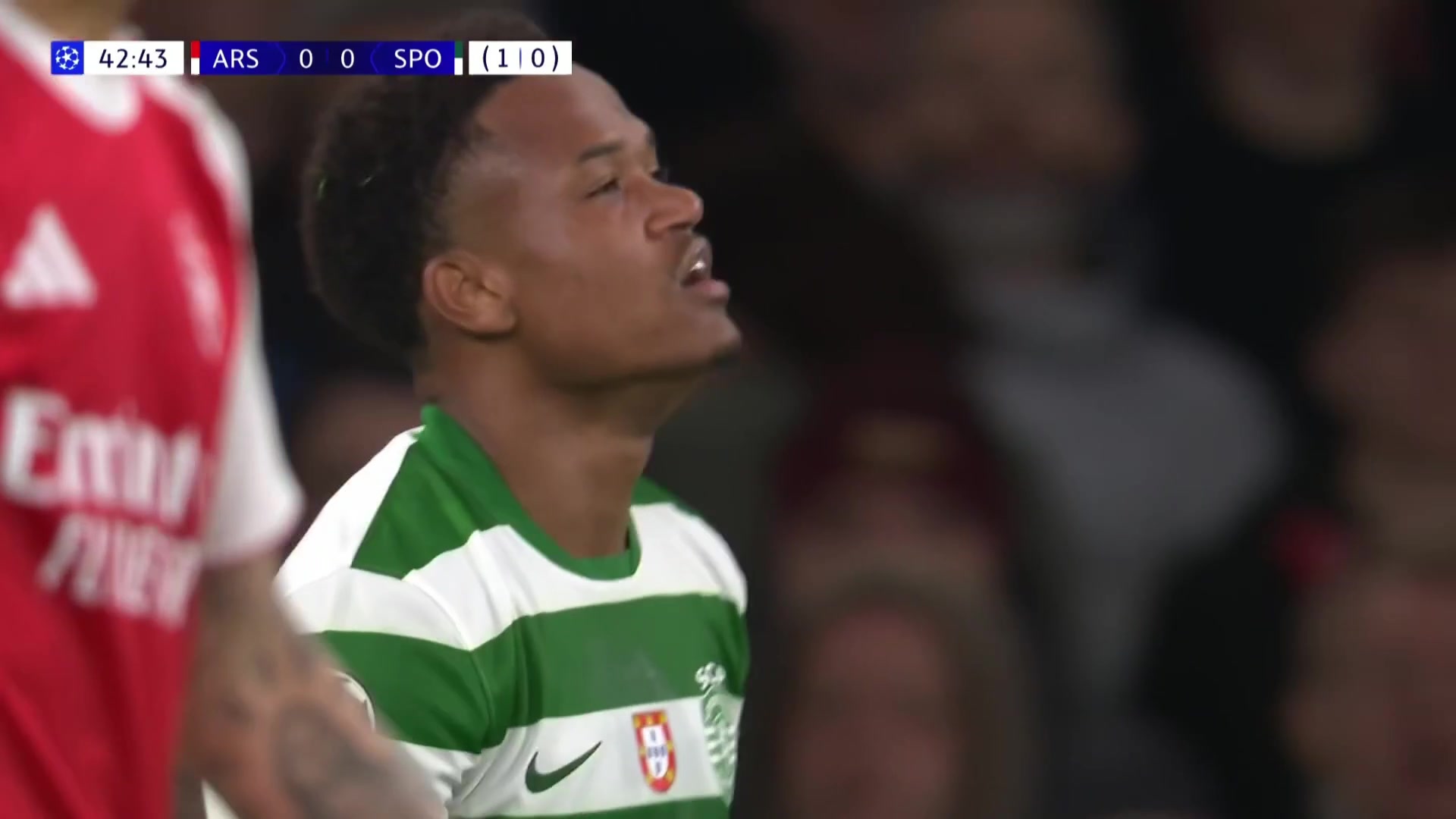 枪手逃过一劫！卡塔莫跟进小角度抽射击中立柱！