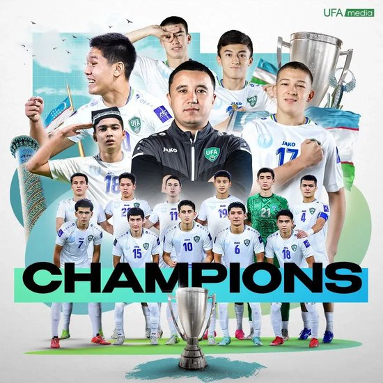 9人作战2-0胜沙特，乌兹别克U17亚洲杯夺冠，三年三线突破青训成果