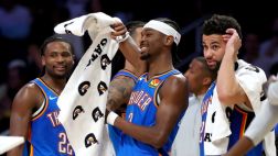 [腾讯全场集锦]🏀雷霆胜湖人3-0获赛点 米切尔24+10 鸭梨23+9 詹姆斯19投19分