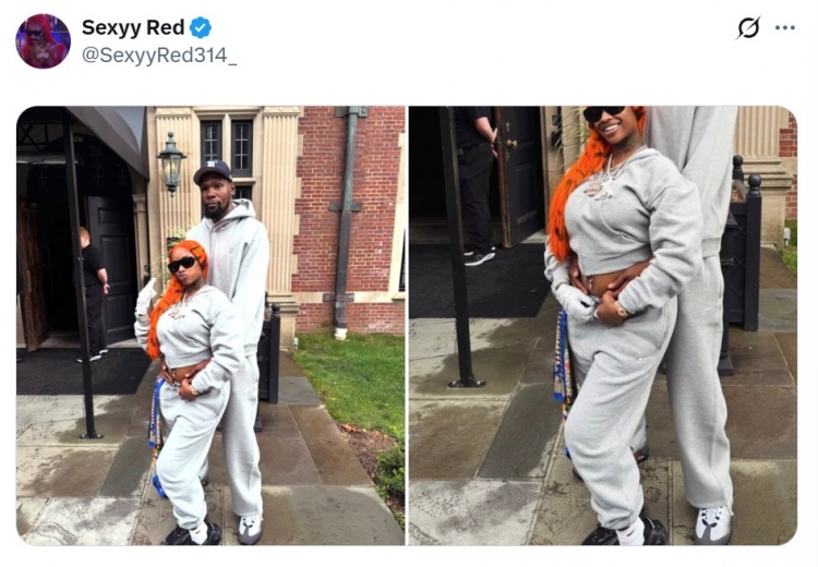 杜兰特与说唱歌手Sexyy Red亲密合照曝光 杜兰特与说唱歌手Sexyy Red亲密合照曝光