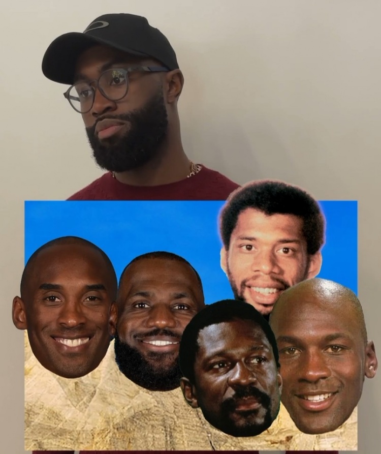 杰伦·布朗心中NBA总统山：科比、詹姆斯、乔丹、比尔·拉塞尔、贾巴尔