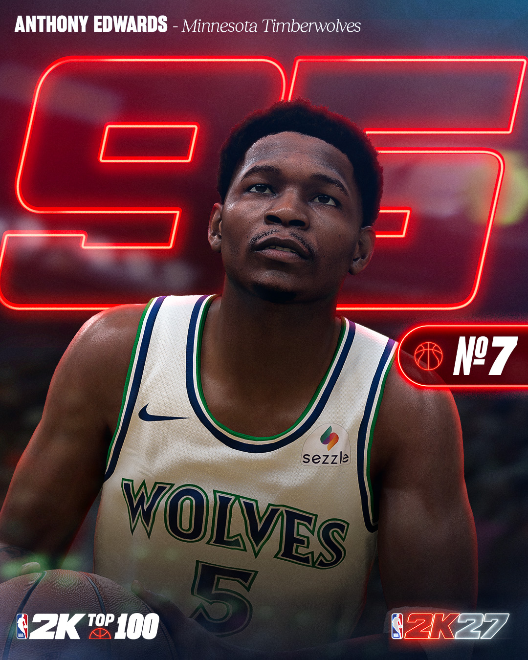 2K27能力值前十揭晓 SGA文班约基奇97领跑 库里KD93并列第9 2K27能力值前十揭晓 SGA文班约基奇97领跑 库里KD93并列第9