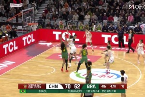 [韩旭&张子宇得分]关键时刻还看双塔！巴西女篮将比分最近，韩旭张子宇连续取分稳住局势